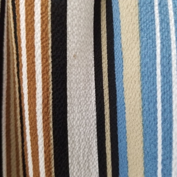 off Shoulder Bardot Shirt Tie up 3/4 Sleeves Summer Beach Dress Size S - Picture 6 of 7